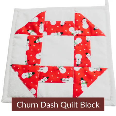 Churn Dash Quilt Block