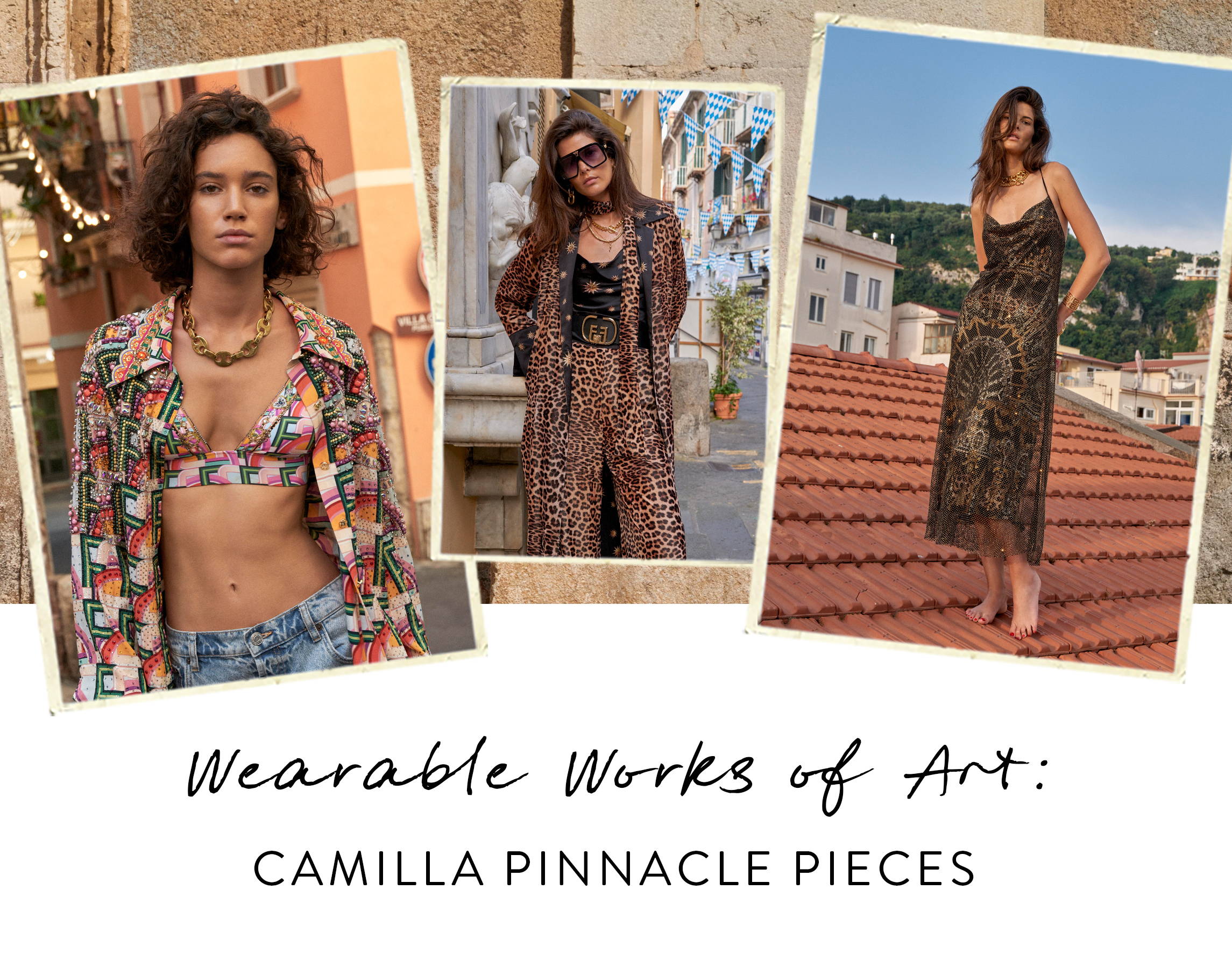 Wearable Works of Art: CAMILLA PINNACLE PIECES