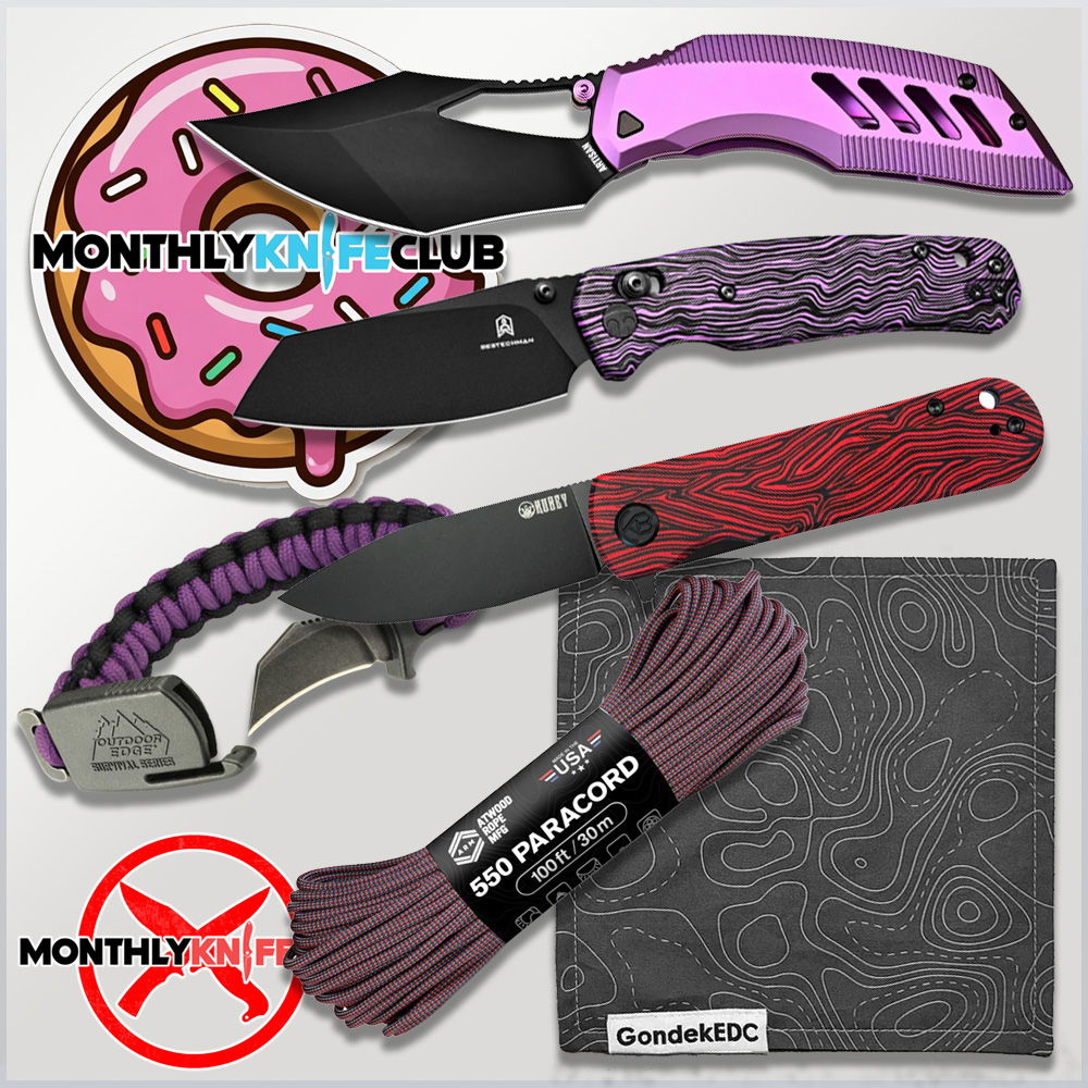 Ultimate, Premium and Advanced Mystery Knife Club Boxes for July 2026