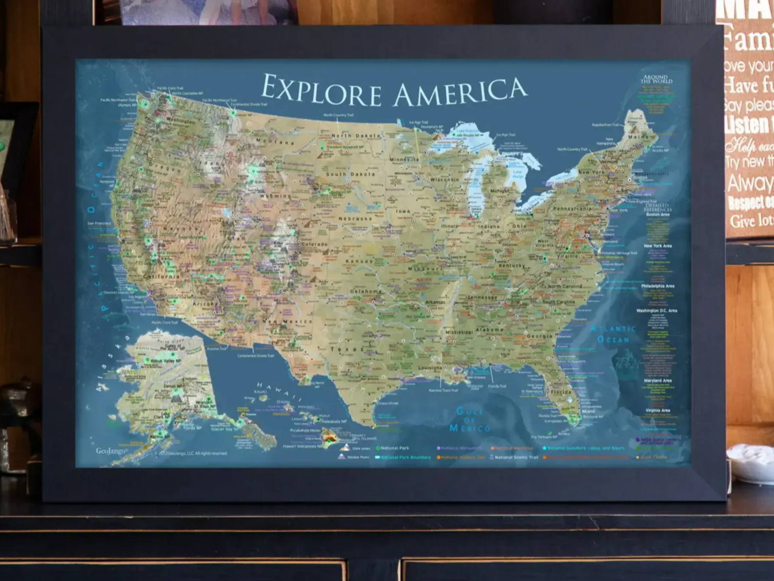 USA travel maps