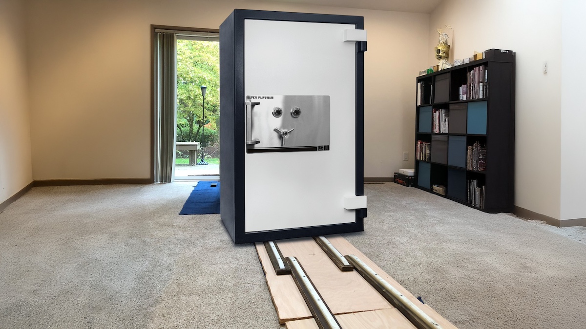 TRTL safe being delivered