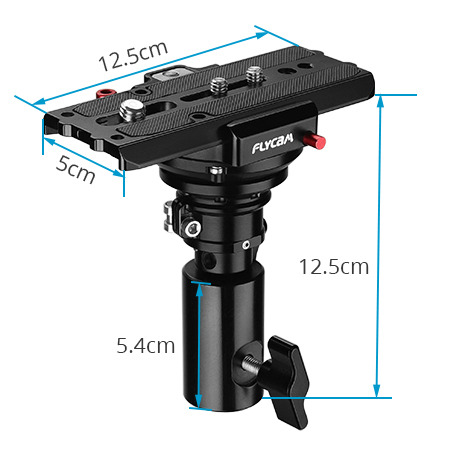 Flycam Quick Release Swivel Adapter for DJI Ronin 4D Camera | for Vista & Galaxy Stabilizing Arm