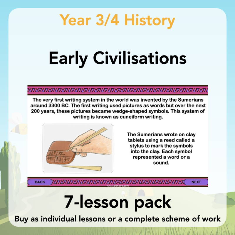 Early Civilisations KS2 lessons, including Shang Dynasty