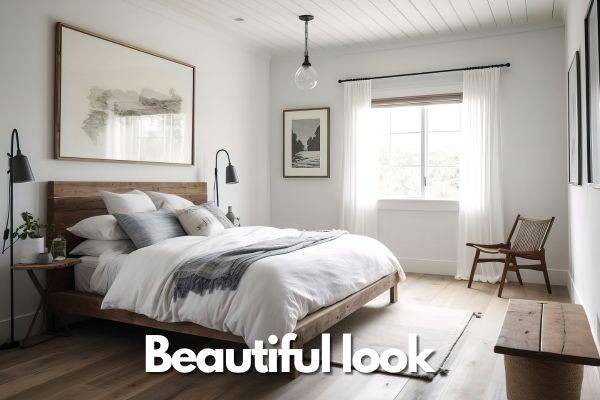 silk looks beautiful in a bedroom