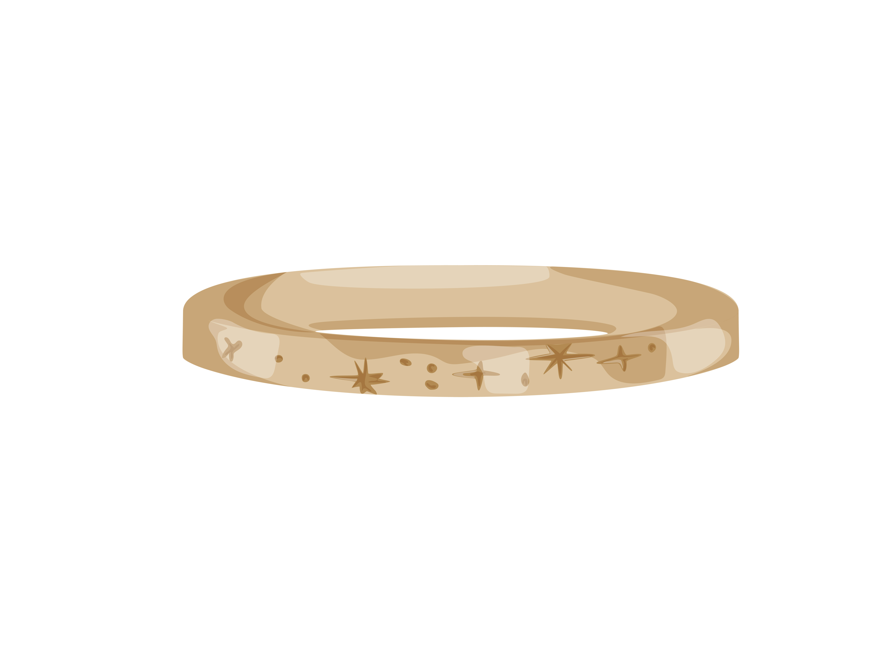 orion star engraved gold stacking ring