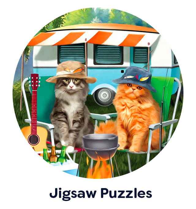 Jigsaw puzzles.