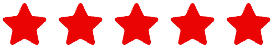 Five red stars representing a perfect rating.