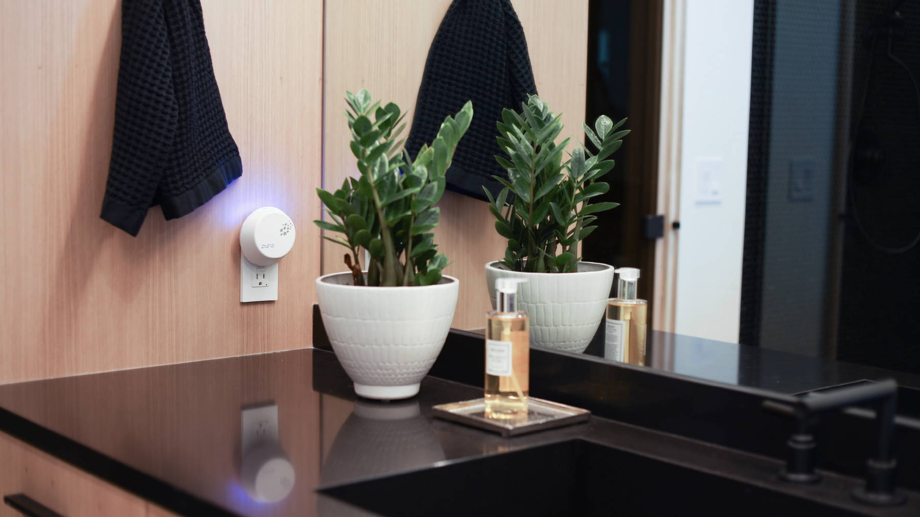Pura device in Bathroom