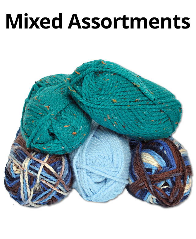 Mixed Assortments. Image: mixed yarns.