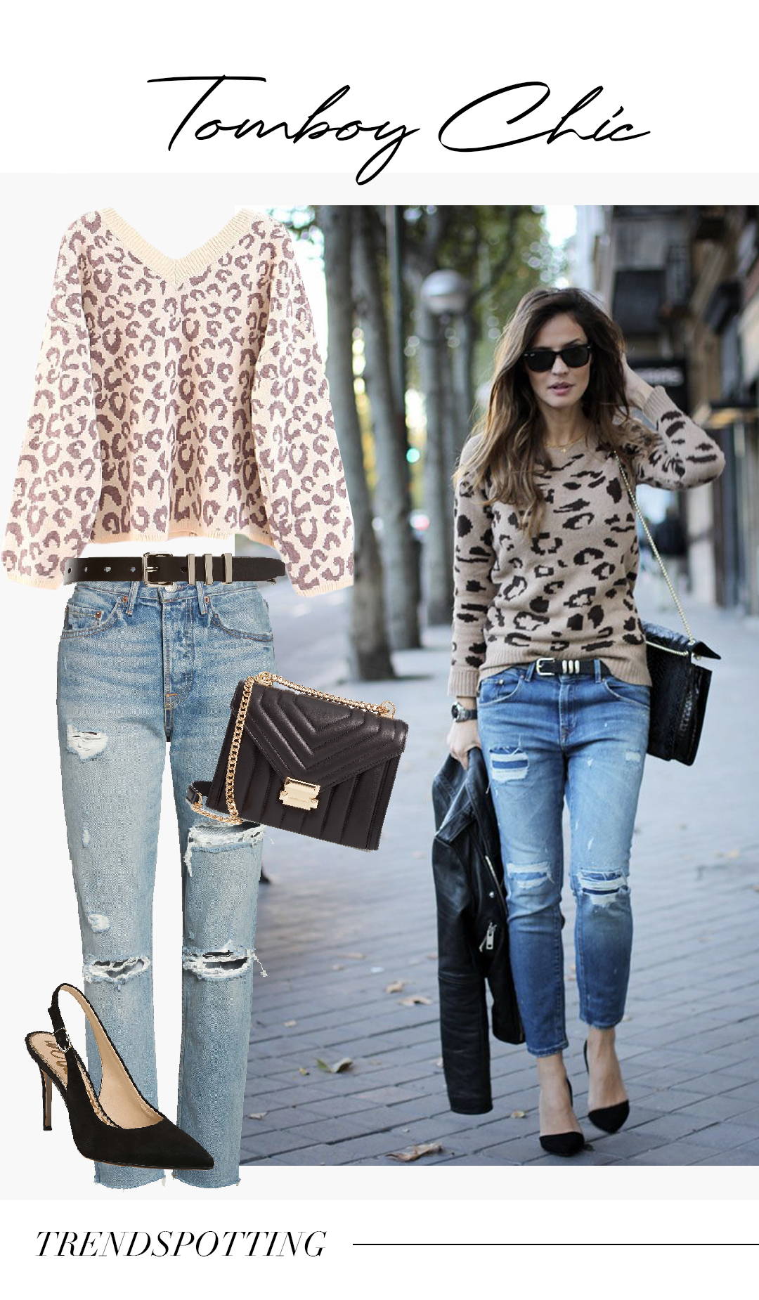 Easy Outfit Idea: Leopard Sweater
