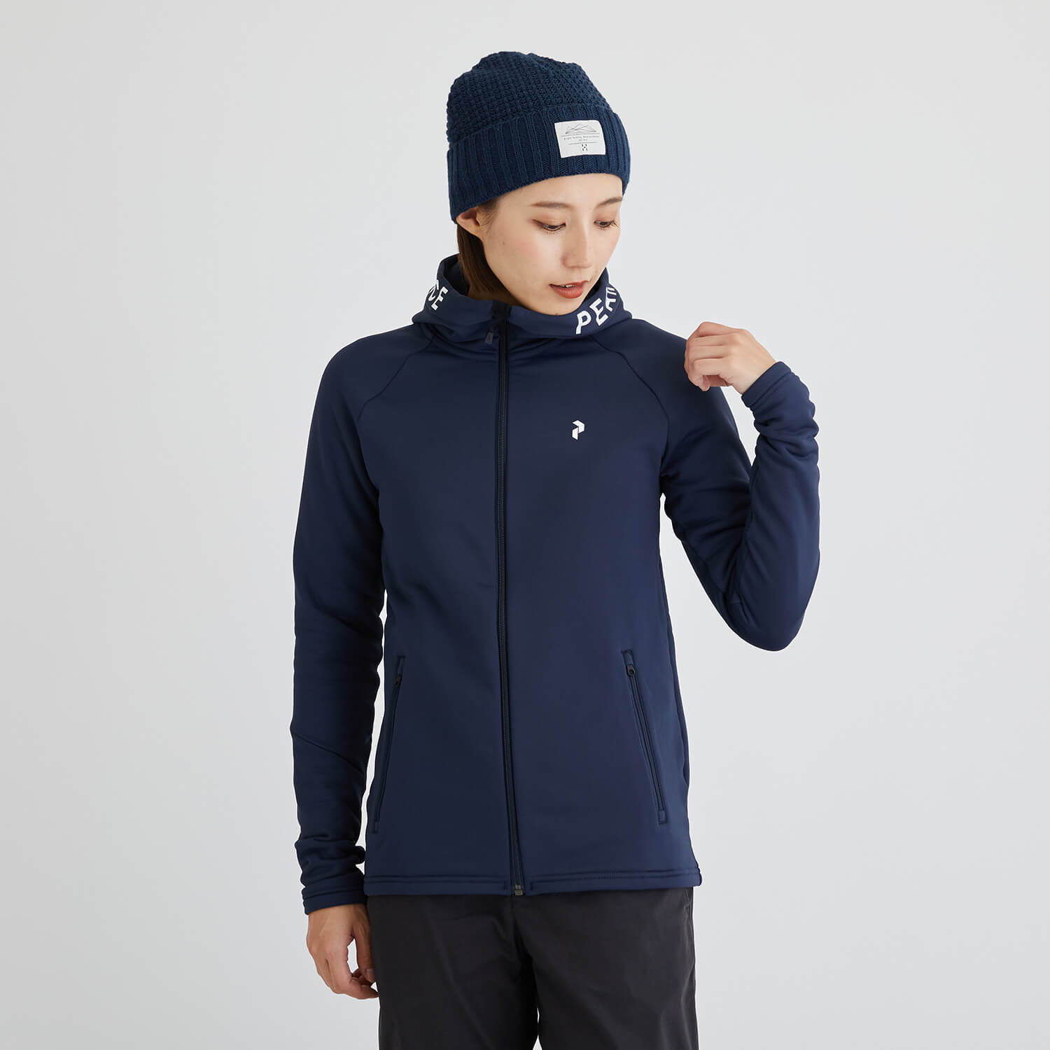 PeakPerformance（ピークパフォーマンス）/ライダージップフード/ネイビー/WOMENS
