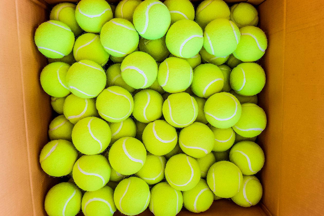 Free Shipping Lot of 50 Used Tennis Balls 