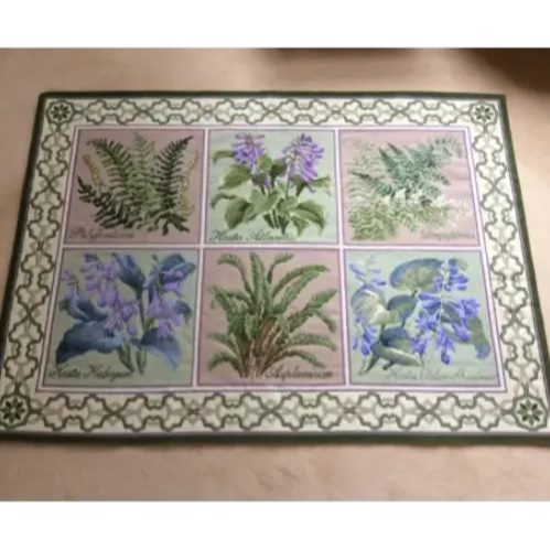 6 Panel Needlepoint Tapestry/Carpet