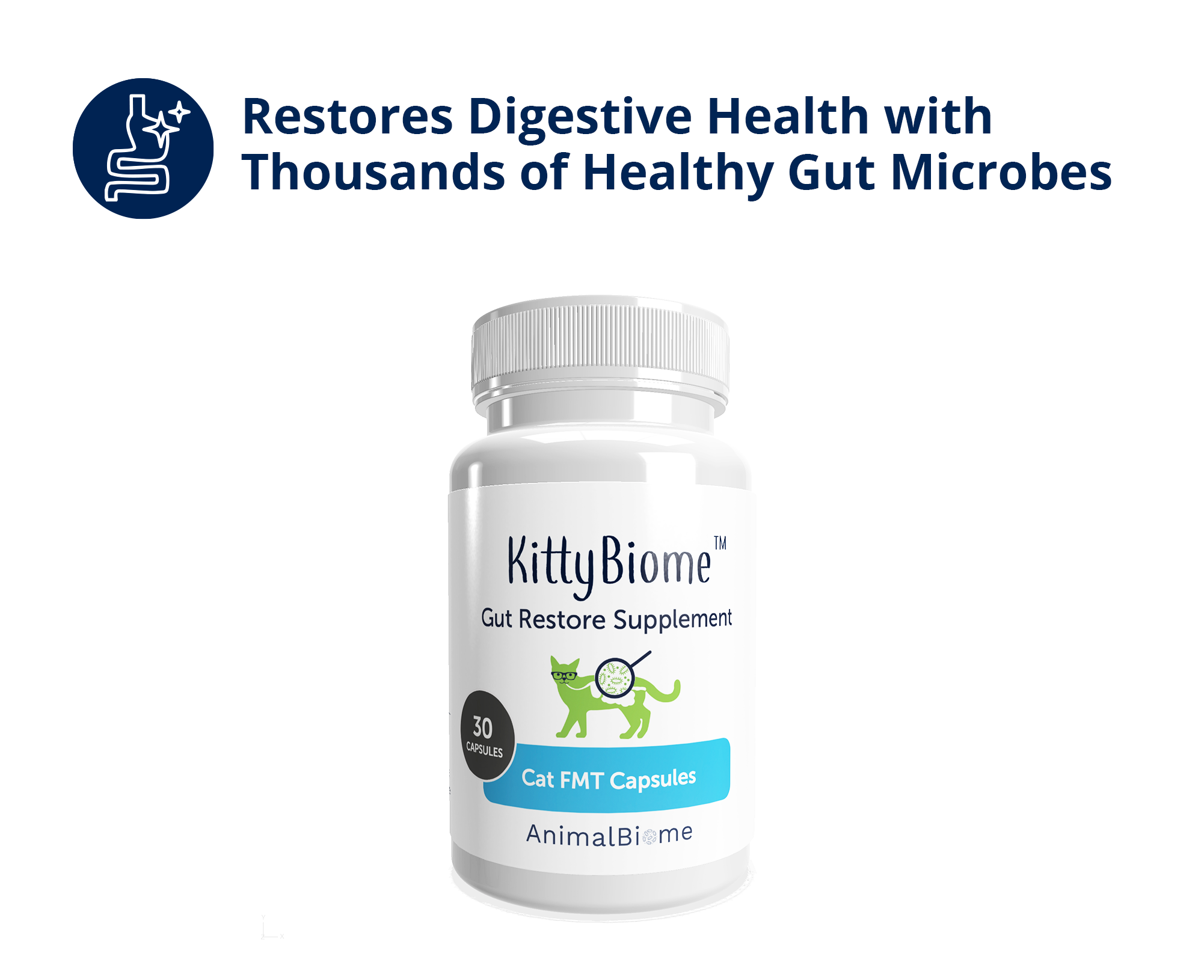 KittyBiome Gut Restore Supplement for Cats