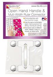 Handle / Multi-widths ruler connector by Guidelines4Quilting