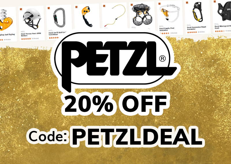 Get 20% Off Petzl Products with code PETZLDEAL