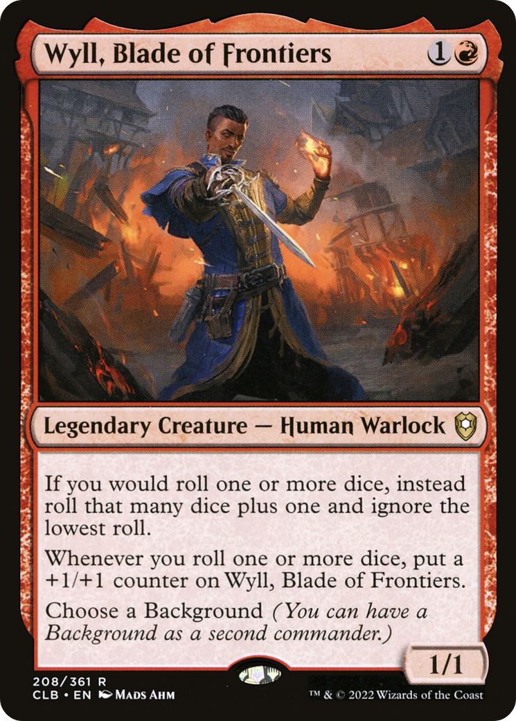 The MTG card Wyll, Blade of Frontiers
