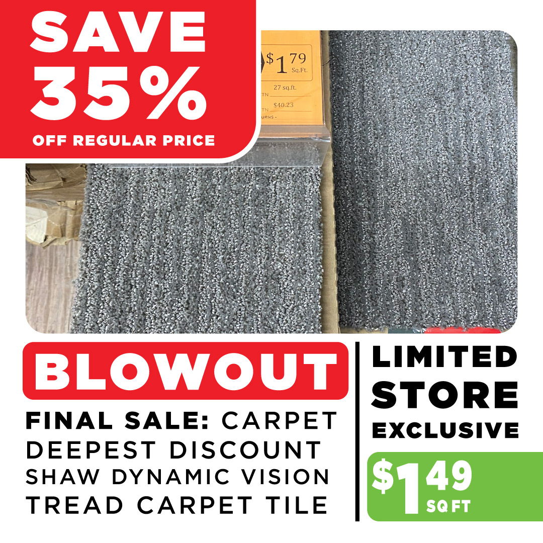 Tread carpet tile