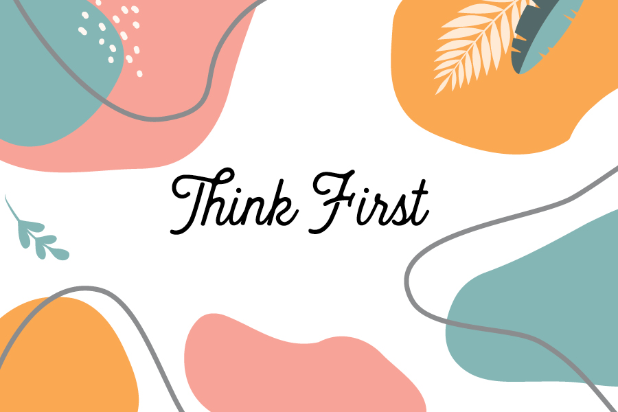 Think First graphic design