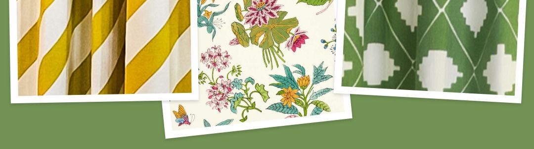 Fabric and wallpaper swatches
