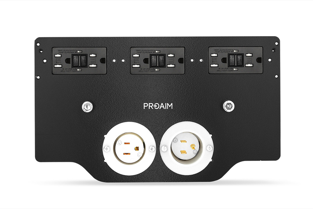 Proaim 6 Outlet AC Power Supply Board for Camera Production Carts