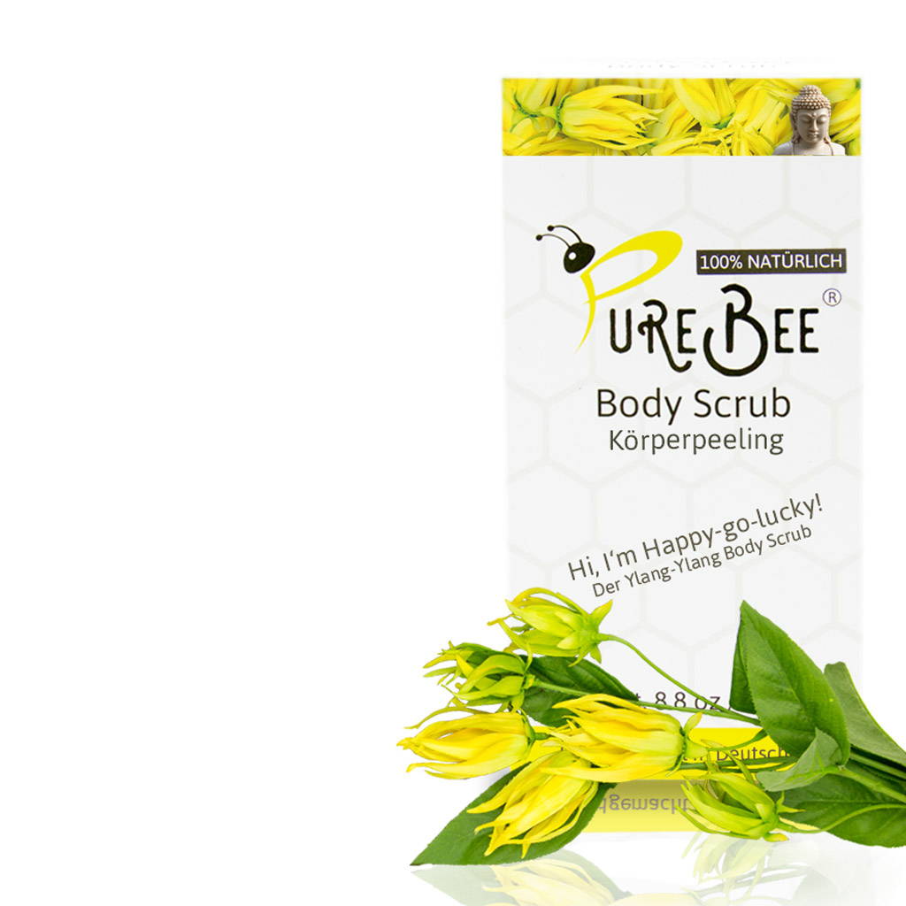 Hi, I'm Happy-go-lucky - der Ylang-Ylang Body Scrub | PureBee