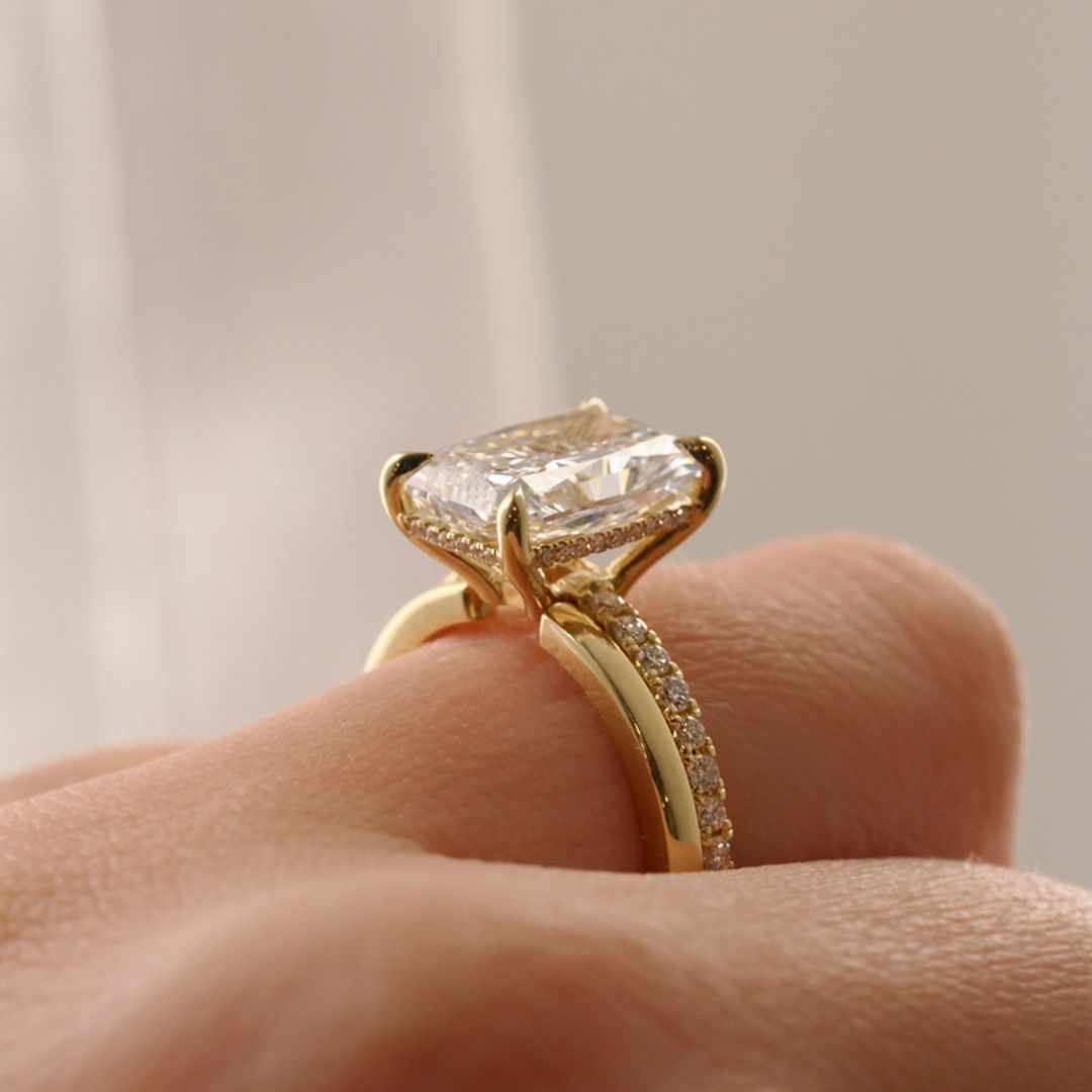 Open Spacer Wedding Band