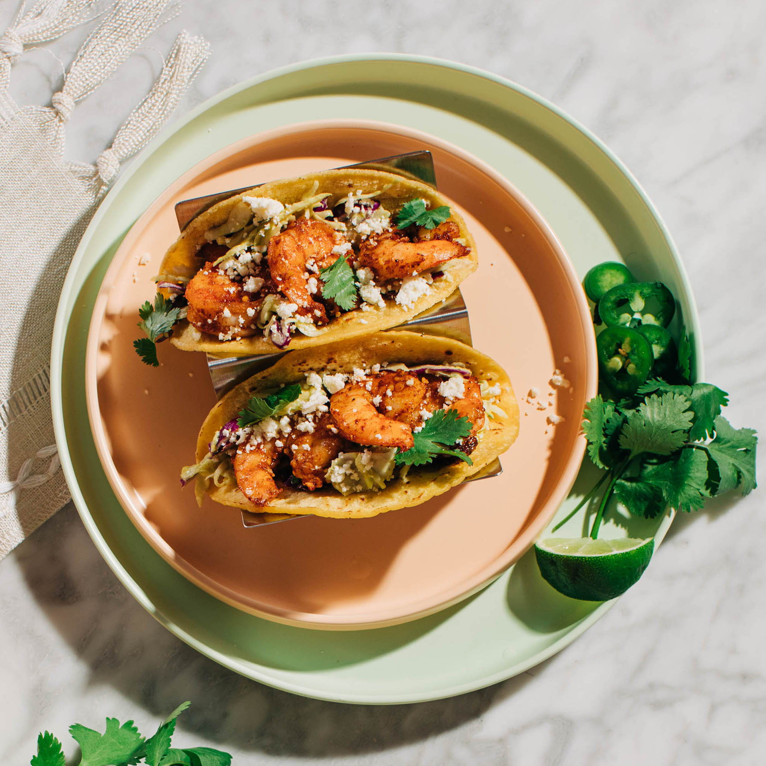 Air-fried Shrimp Tacos