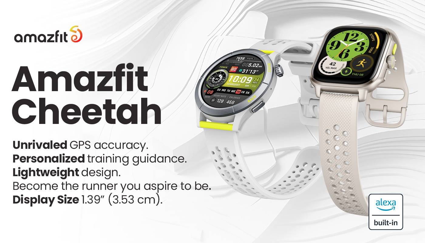 New Arrival Amazfit Cheetah Pro Smartwatch Unrivaled GPS