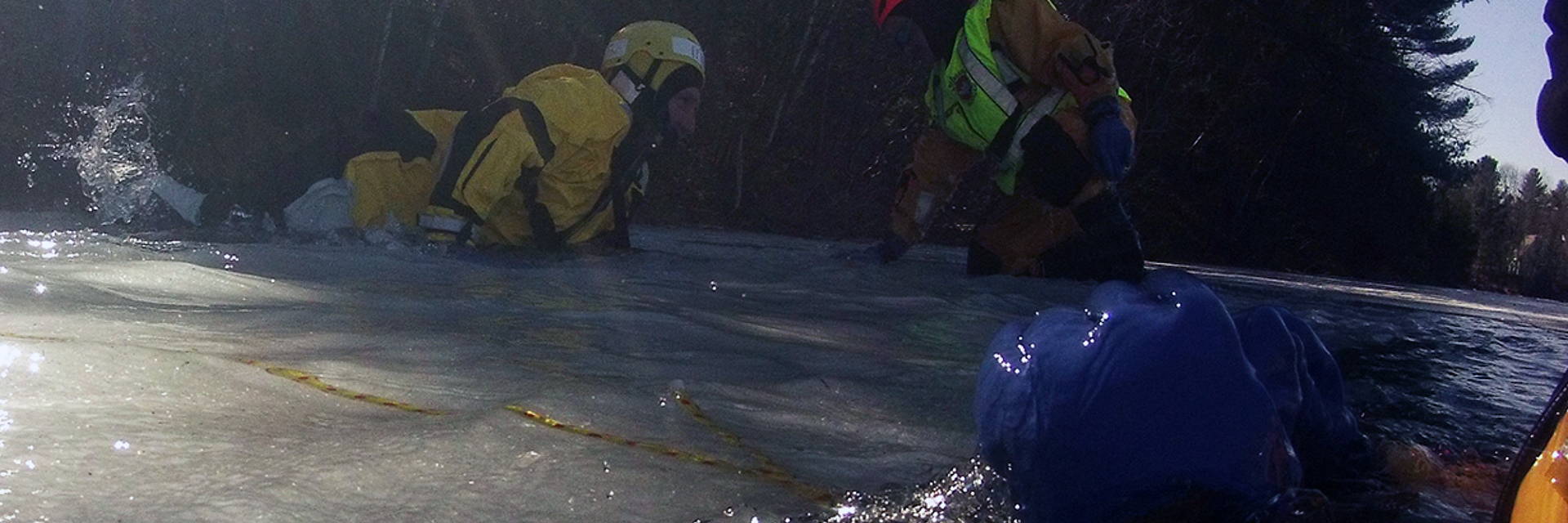 image of ice and swiftwater rescue class