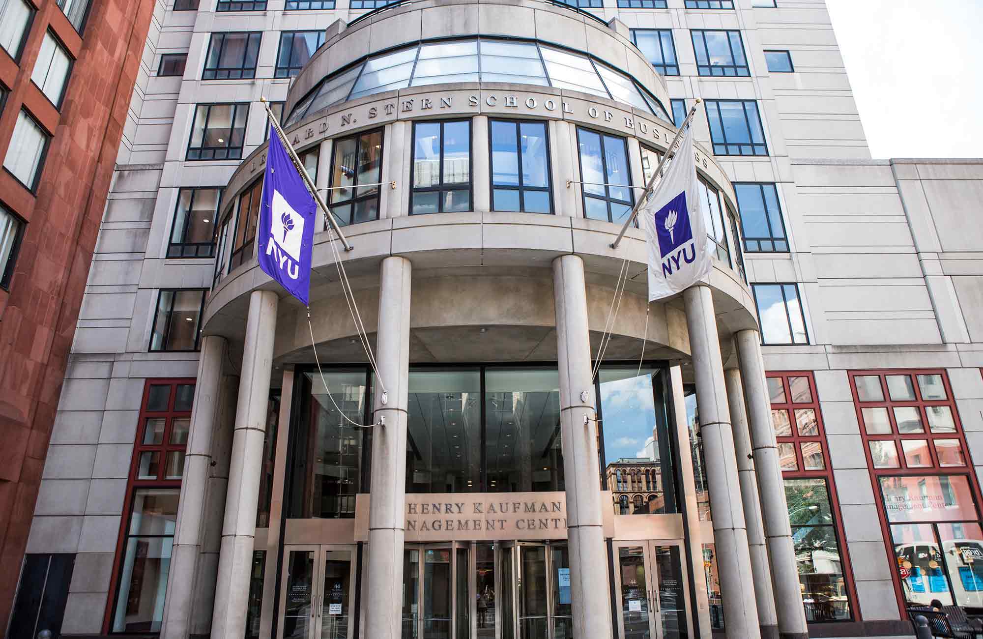 NYU Stern building entrance