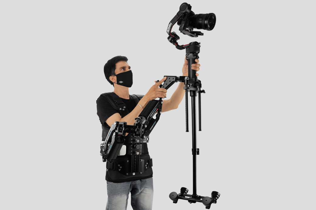 Gimbal hỗ trợ máy ảnh cầm tay Flycam G-Axis 5000 cho cánh tay và áo vest