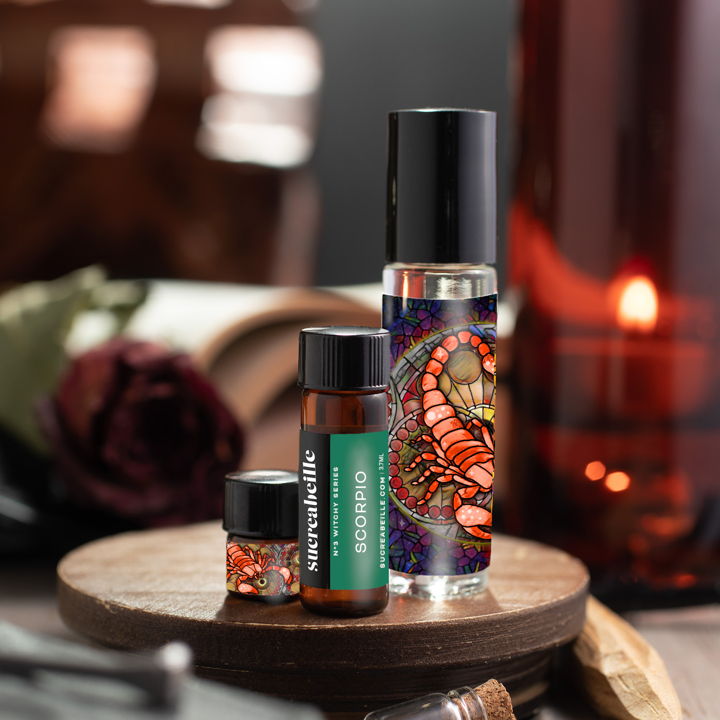 The Zodiac Collection artwork and perfume photography