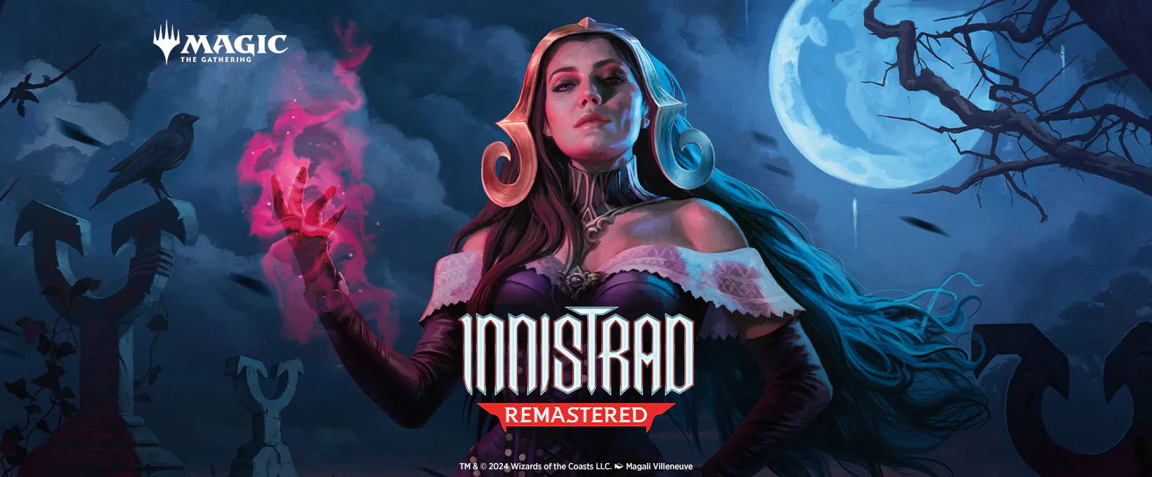 The logo of the MTG set Innistrad Remastered