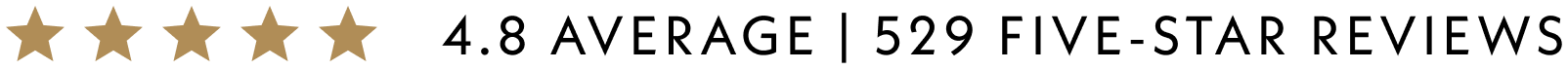 A row of five gold stars with a black background.