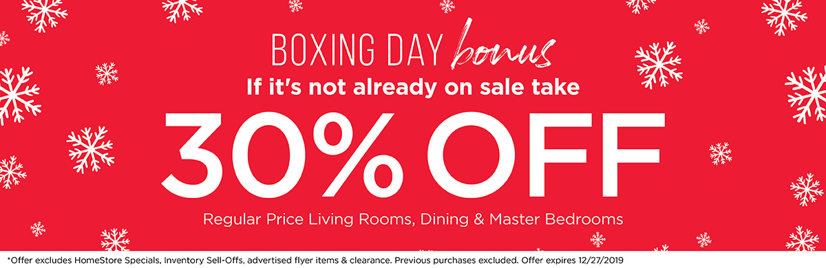 Boxing Day Bonus