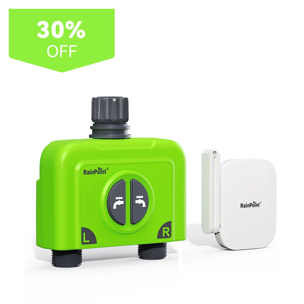 Green device with buttons and a white component, featuring a 
