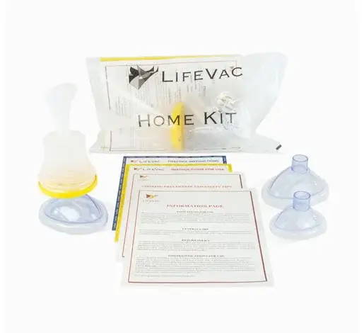 LifeVac Adult and Child Non-Invasive Choking First Aid Home Kit