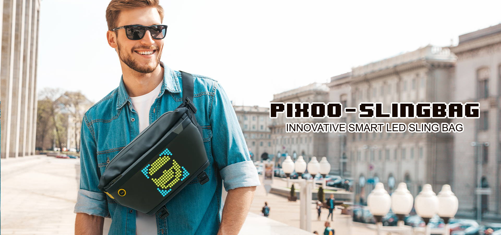 Divoom Pixoo Sling Bag V Global Version - Innovative Smart LED