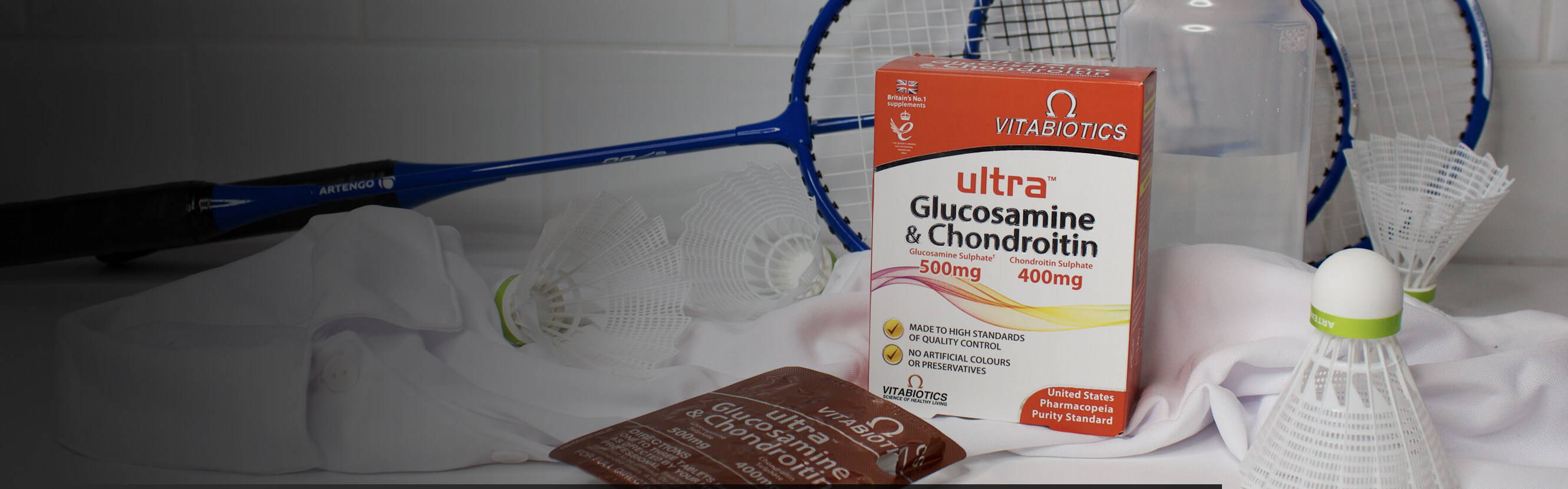  When it comes to glucosamine and chondroitin, the details of formulation make all the difference. That’s why Ultra Glucosamine & Chondroitin is scientifically formulated for quality – glucosamine in its preferred potassium form and a premium low molecular weight form of chondroitin. 