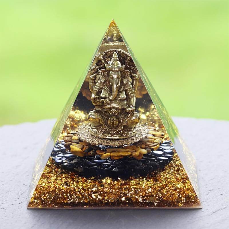 Orgonite Breme - orgonite pyramide Ganesh | Achamana