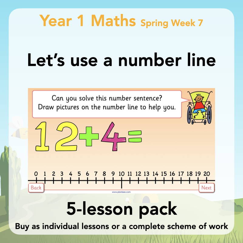 Year 1 Curriculum - Let's use a number line