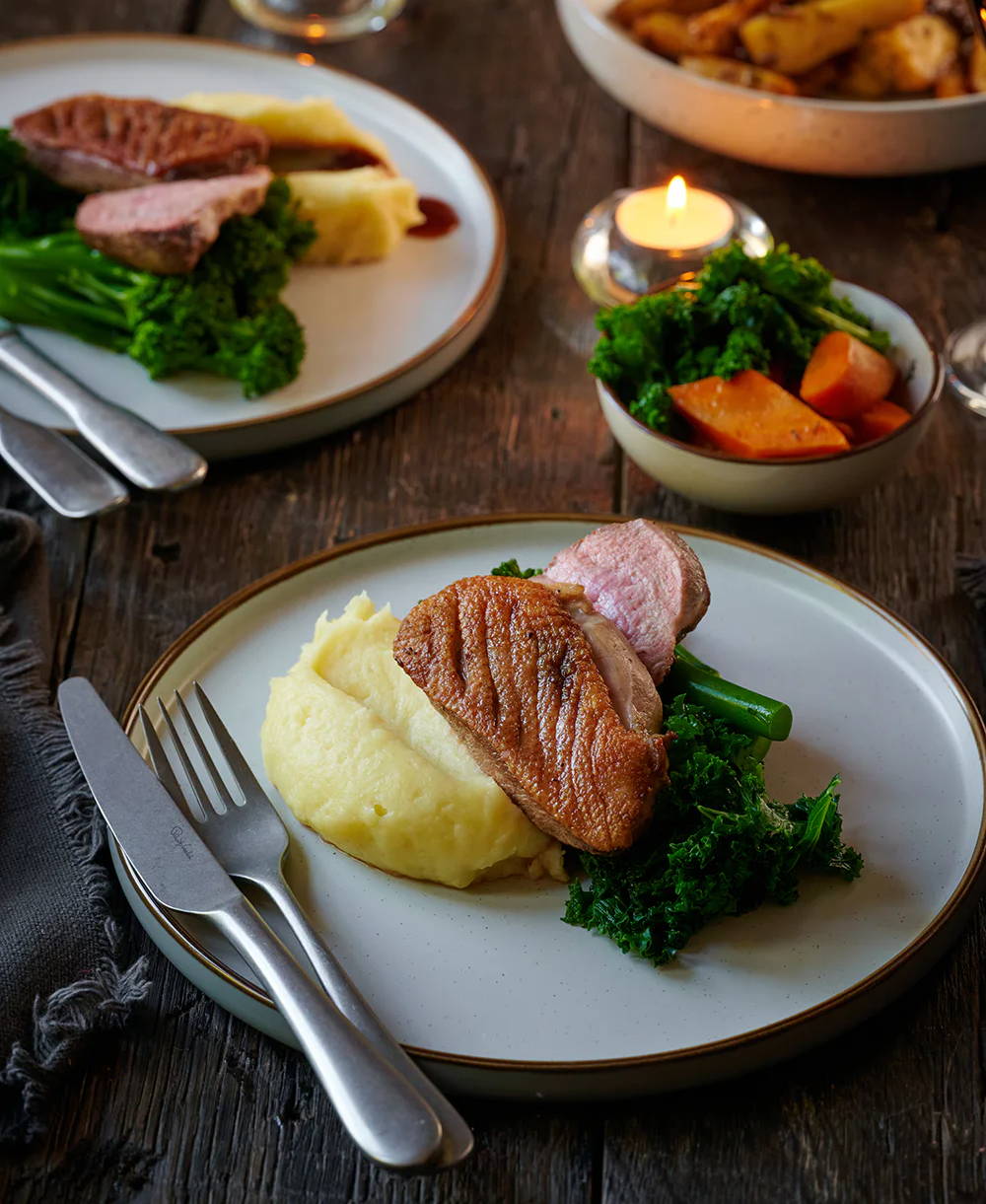 Duck Breast Marinated with Tamarind and Ale Sauce