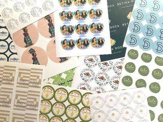 Eco-friendly custom stickers and product labels