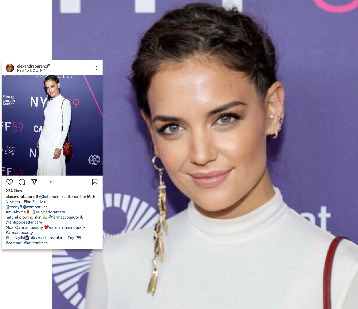 As worn by Katie Holmes