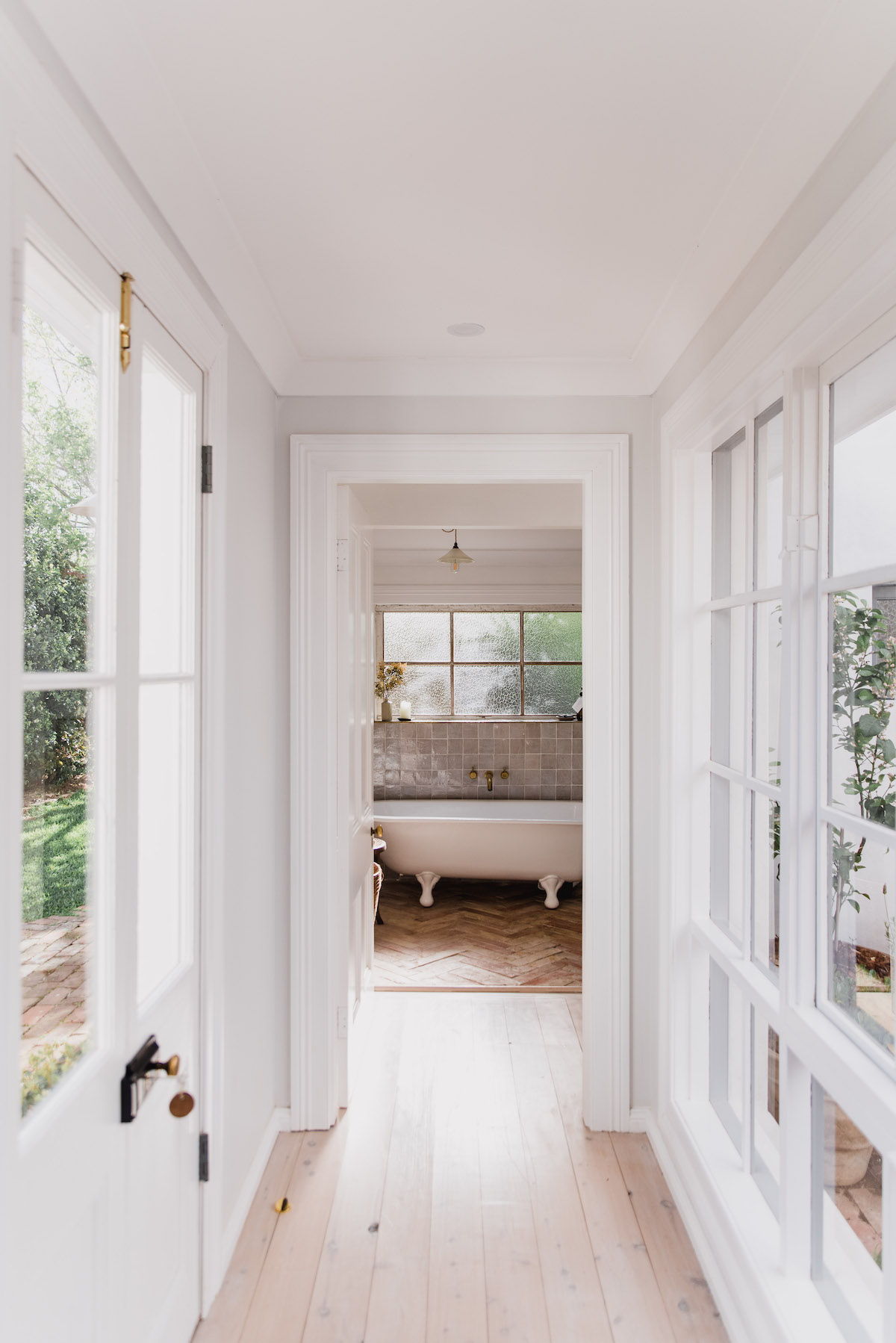 Repose Cottage Hallway to Bathroom | Interior Lighting 