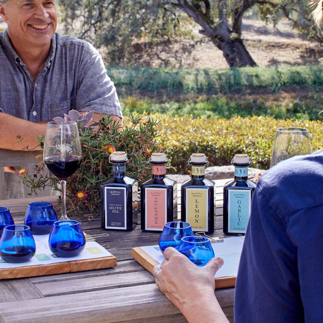 Tastings in Petaluma, CA at McEvoy Ranch
