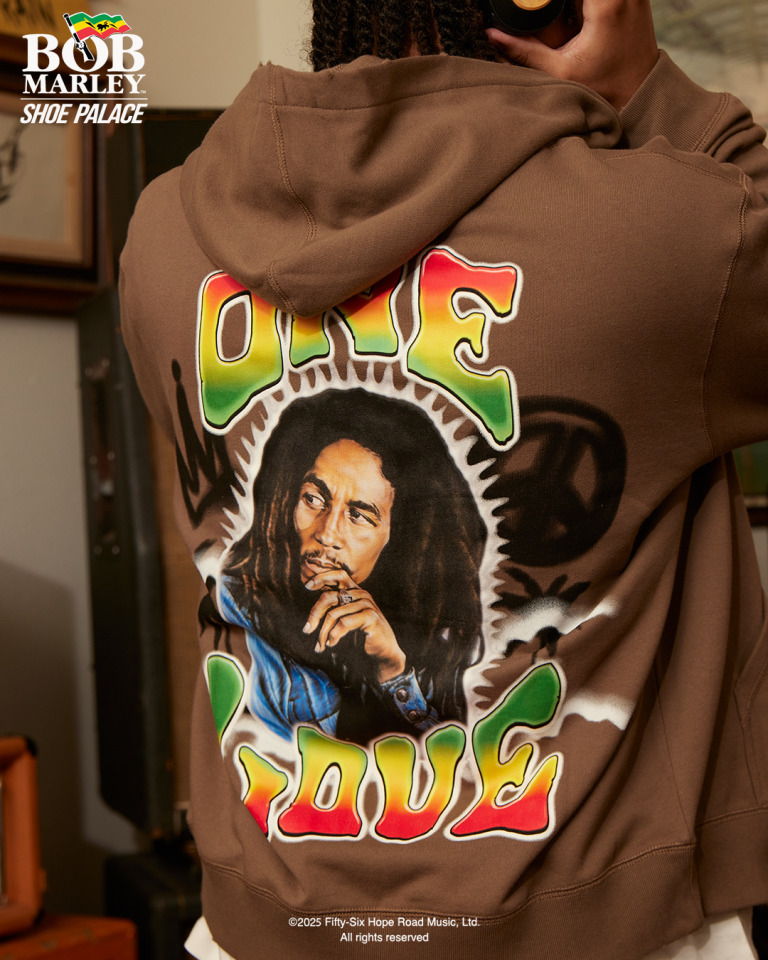 Person wearing a hoodie with 