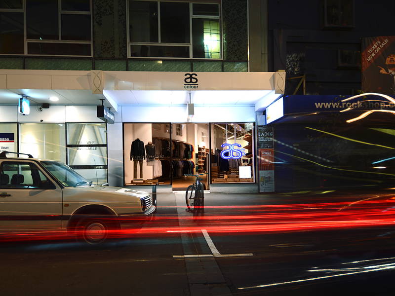 AS Colour Wellington storefront