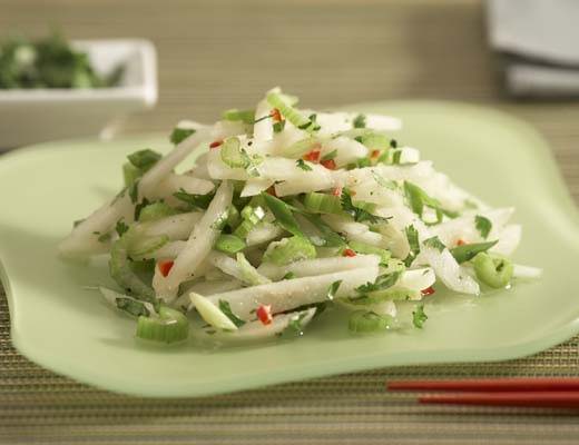 Image of Asian Pear Slaw with Red Fresno Pepper